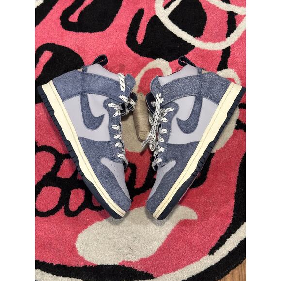 Nike Dunk High AB Notre Midnight Navy - Picture 2 of 7